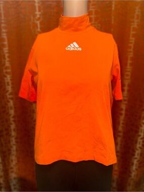 Adidas NASA Orange Graphic Tee NWT Medium